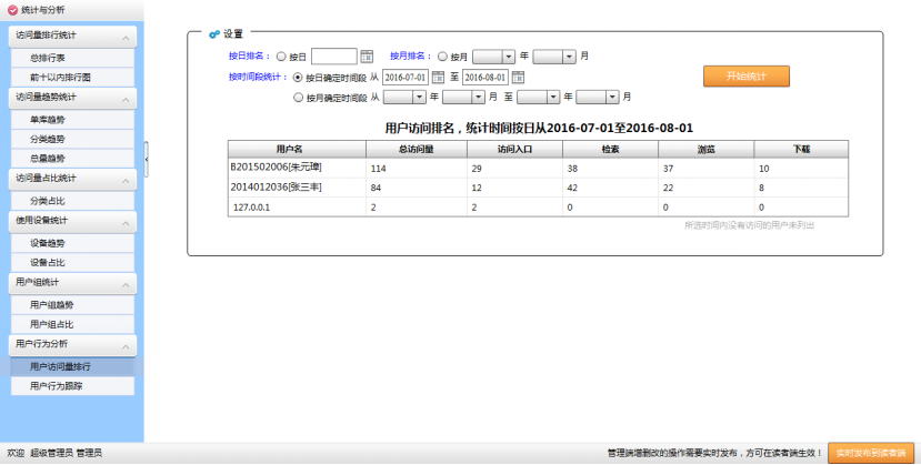 电子资源统计分析系统